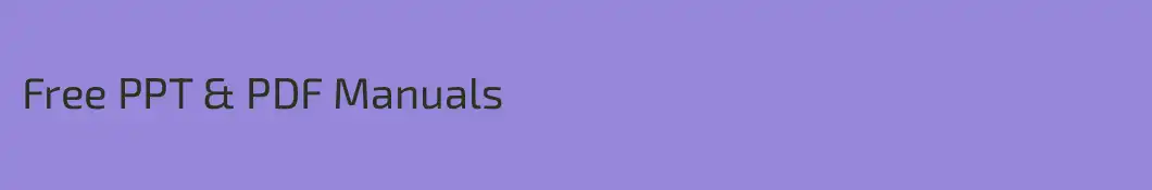 Free PPT & PDF Manuals